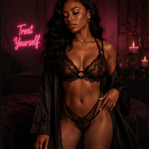 Midnight Lace Set